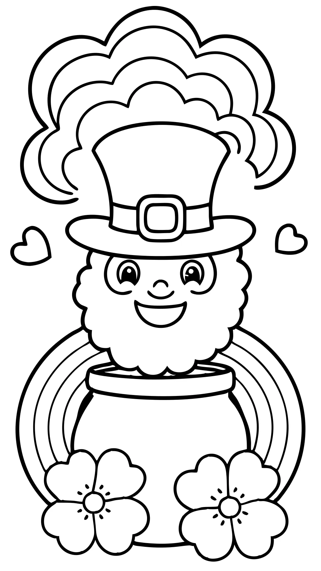 coloriages St Patrick imprimable